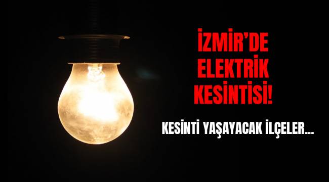 Izmir De Elektrik Kesintisi Yerel Haberler Oncu Sehir Gazetesi